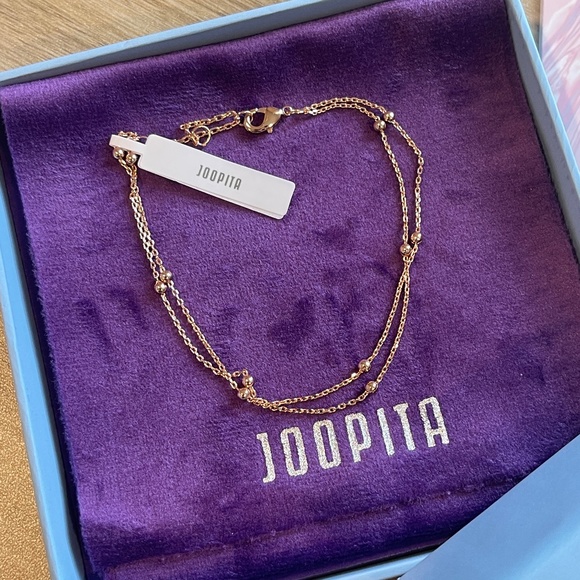 [Joopita] 14K Vermeil Duo Gold Chain Bracelet - Picture 8 of 8